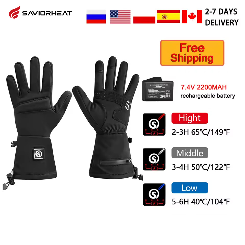 Touch Screen Gloves - Schnee Hirsch S18 Winter Beheizte Handschuhe