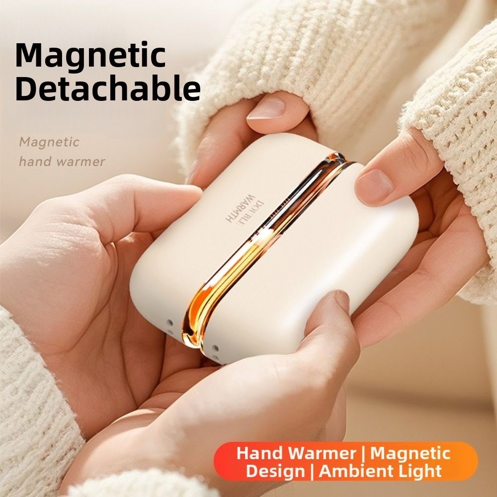 Hand Warmer Electric - Magnetischer Handwärmer mit Digitalanzeige, Schnellheizender Elektrischer