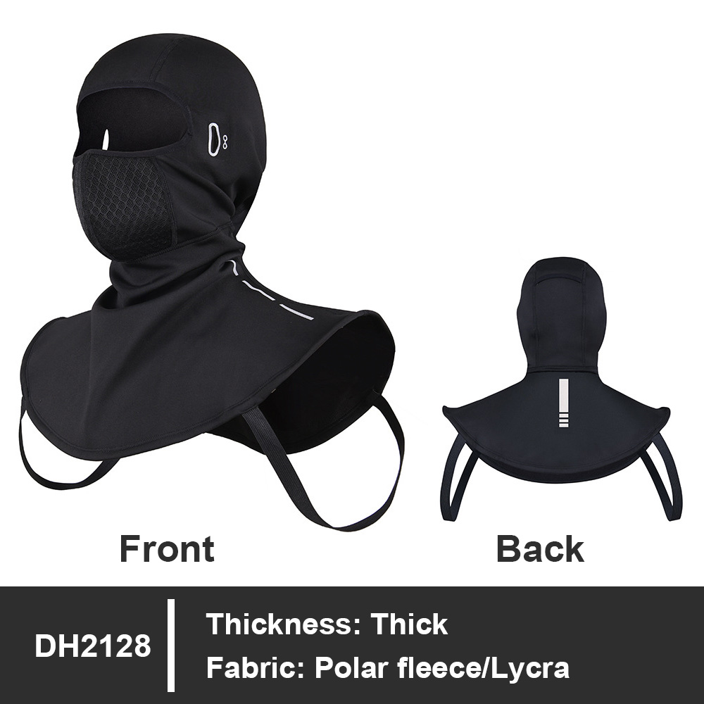 Balaclava Ski Mask - Thermo-Fleece-Balaclava, winddicht, warm, Vollgesichtsmaske, atmungsaktiver Nackenschutz