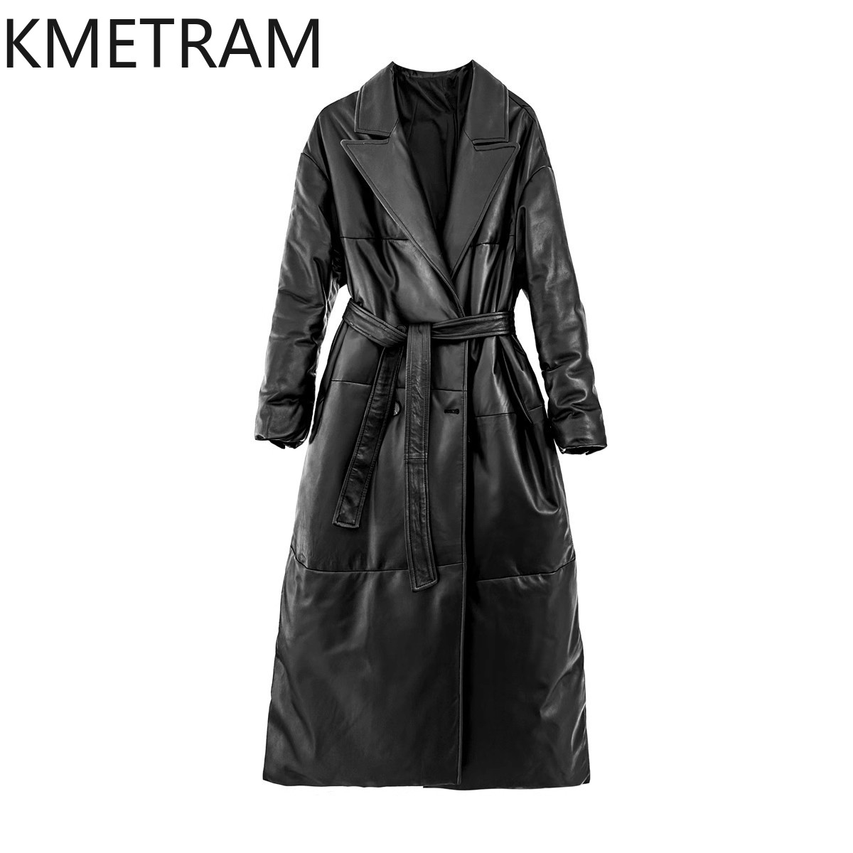 Down Jacket Packable - Weiße Gänsedaunen aus echtem Leder, Pufferjacke