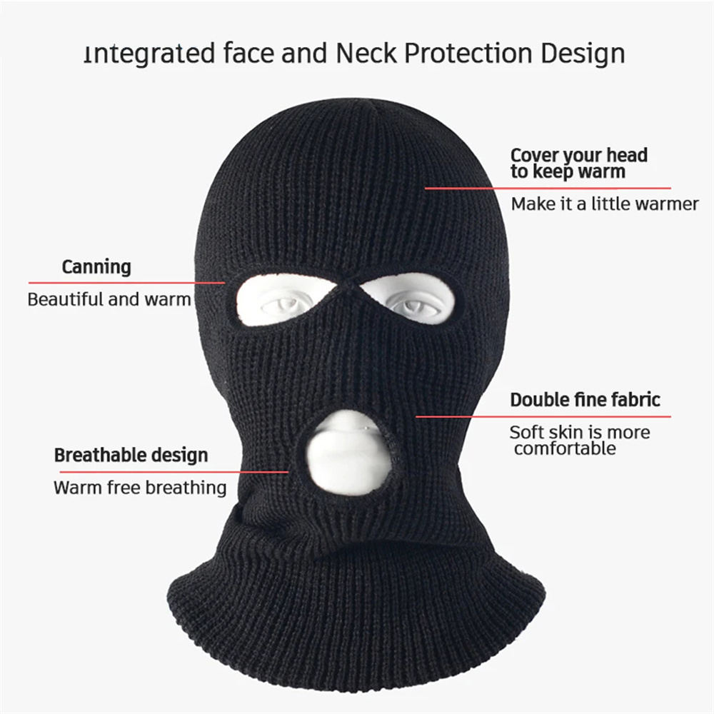 Winter-Reitmaske, 3-Loch-Vollg – Balaclava Ski Mask Bewertung und Preis