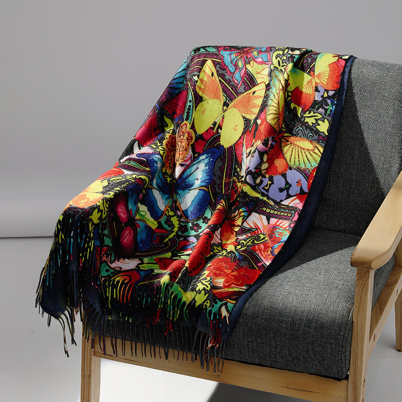 Luxus Marke Ölgemälde Kaschmir – Shawl Wrap Winter Bewertung und Preis
