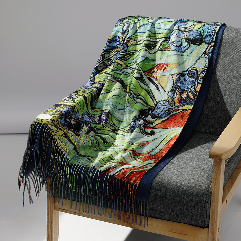 Luxus Marke Ölgemälde Kaschmir – Shawl Wrap Winter Bewertung und Preis