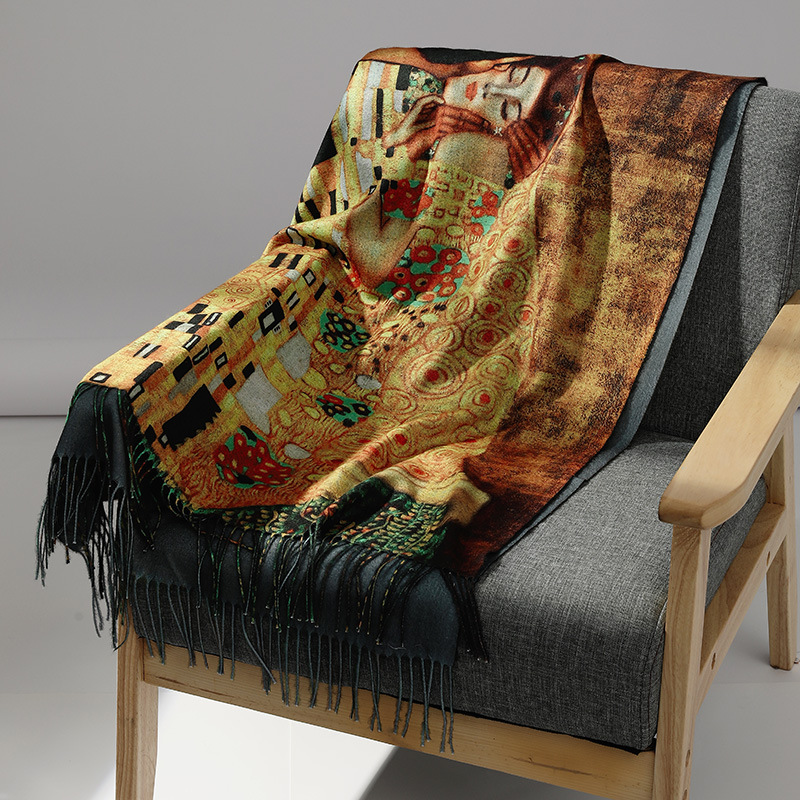 Luxus Marke Ölgemälde Kaschmir – Shawl Wrap Winter Bewertung und Preis